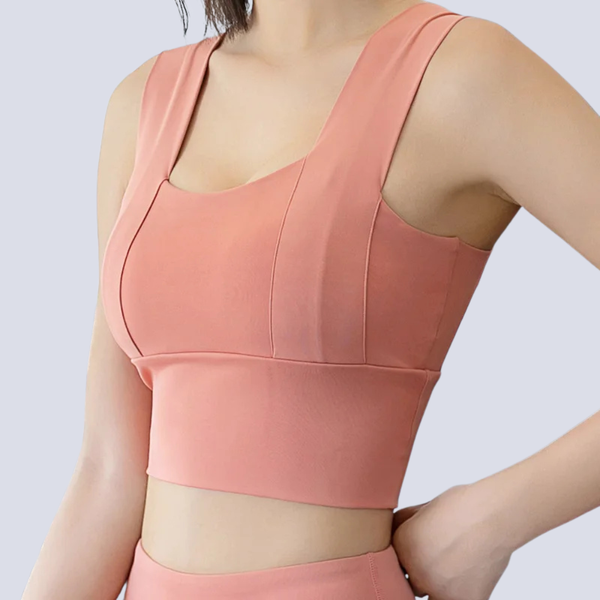 Maria Sports Bra (Light Orange)