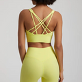 Audrey Sports Bra (Yellow Green)