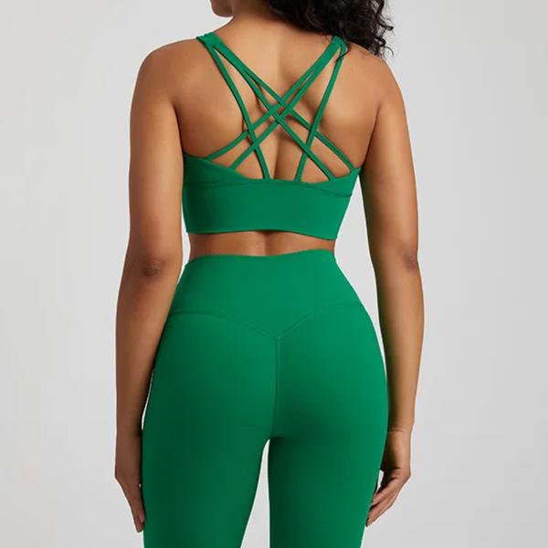 Audrey Sports Bra (Green)