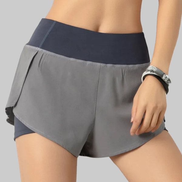 Alicia Running Shorts (Gray)