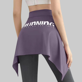 Olive Wrap Skirt (Light Violet)