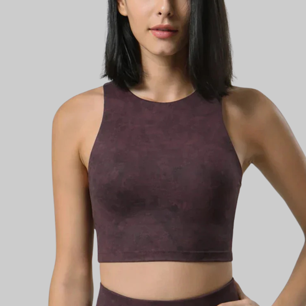 Lanie Sports Bra (Dark Brown)