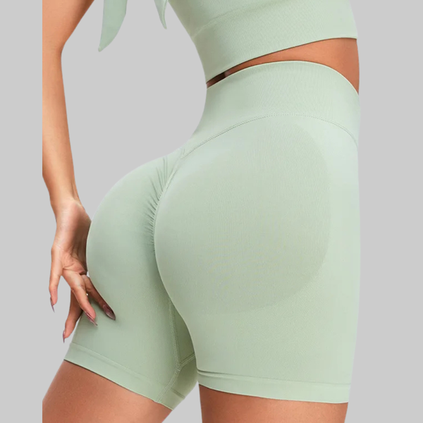 Serena Seamless Shorts (Mint Green)