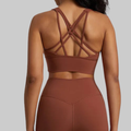Audrey Sports Bra (Brown)