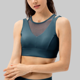 Joanne Sports Bra (Sea Blue)