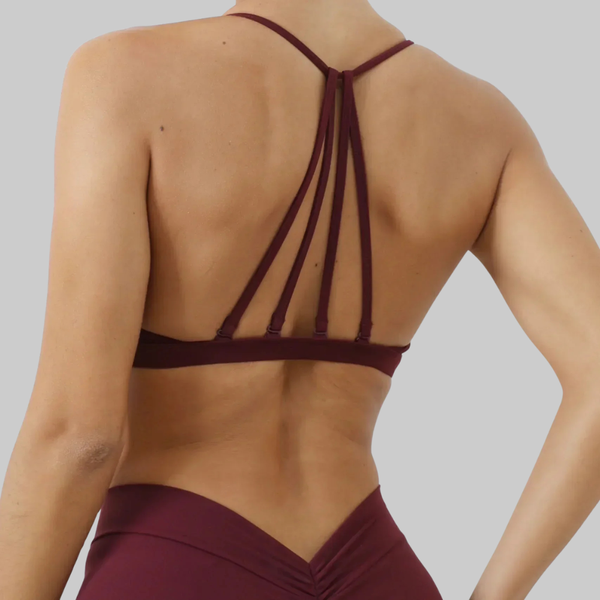 Margot Sports Bra (Spiced Red)