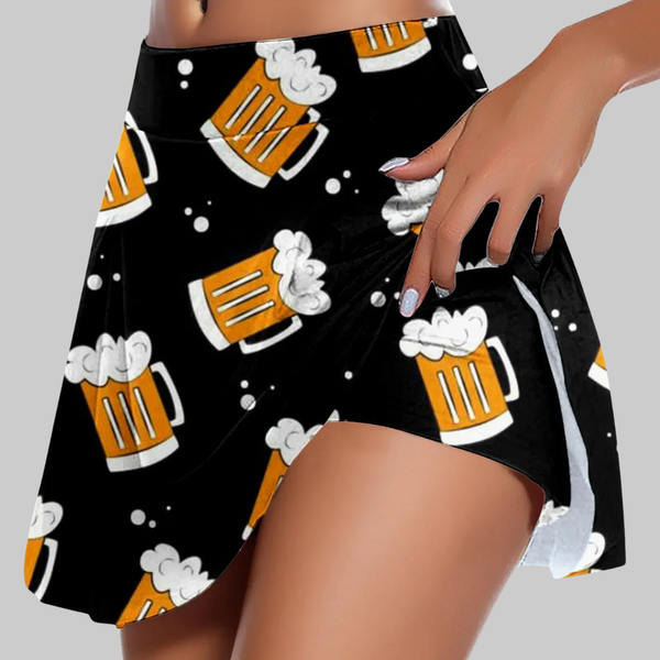 Alice Tennis Skirt (Black)