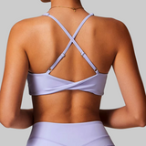 Brielle Sports Bra (Purple)