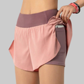Alicia Running Shorts (Dark Pink)