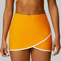 Piper Yoga Dress Set (Orange Skirt)