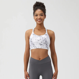 Juliana Sports Bra (Crescent White)