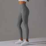 Celine Yoga Leggings (Mid Gray)