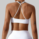 Evelyn Sports Bra (White)