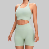 Serena Seamless Shorts (Mint Green)