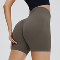 Serena Seamless Shorts (Khaki Brown)
