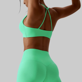 Evelyn Sports Bra (Green)