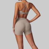Brielle Sports Bra (Light Gray)