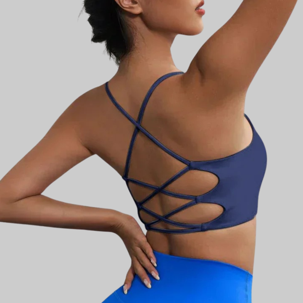 Tamara Sports Bra (Navy Blue)