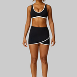 Piper Yoga Dress Set (Black Bra)