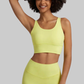 Audrey Sports Bra (Yellow Green)