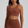Audrey Sports Bra (Brown)