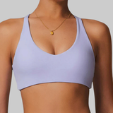 Brielle Sports Bra (Purple)