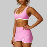 Piper Yoga Dress Set (Pink Skirt)
