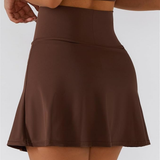 Michelle Tennis Skirt (Brown)