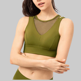 Joanne Sports Bra (Mustard Green)