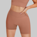 Serena Seamless Shorts (Taupe)