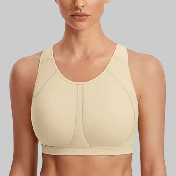 Shiela Sports Bra (Beige)