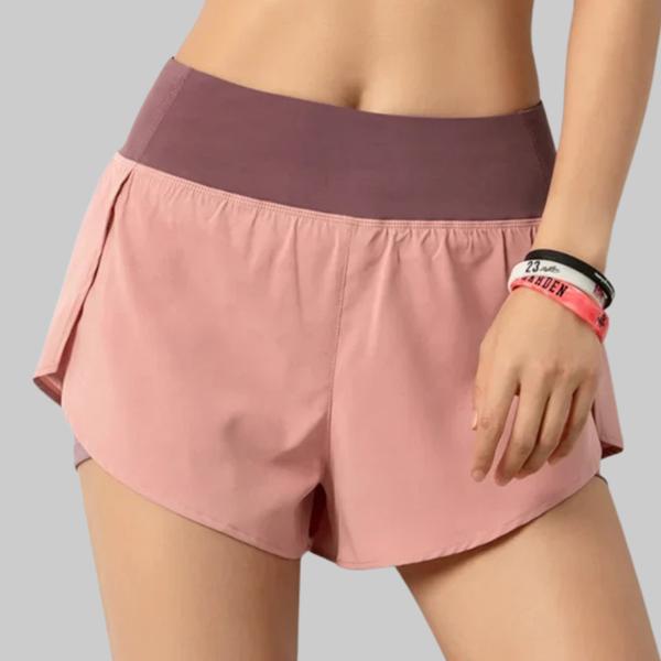 Alicia Running Shorts (Dark Pink)