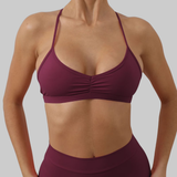 Margot Sports Bra (Spiced Red)