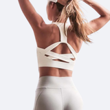 Clara Sports Bra (White)