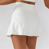 Michelle Tennis Skirt (White)
