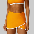 Piper Yoga Dress Set (Orange Skirt)