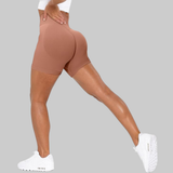 Serena Seamless Shorts (Taupe)