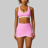 Piper Yoga Dress Set (Pink Skirt)