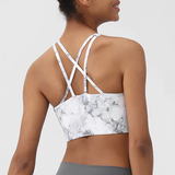 Juliana Sports Bra (Crescent White)