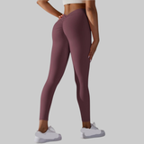 Amy Leggings (Deep Wine Red)