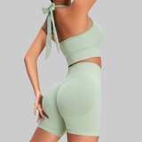 Serena Seamless Shorts (Mint Green)