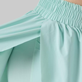 Maddie 2 in 1 Flowy Sports Shorts (Light Green)