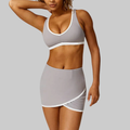 Piper Yoga Dress Set (Gray Bra)