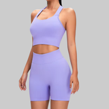 Serena Seamless Shorts (Purple)