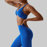 Evelyn Sports Bra (Blue)