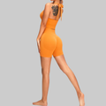 Serena Seamless Shorts (Light Orange)
