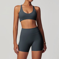 Brielle Sports Bra (Dark Gray)