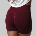 Serena Seamless Shorts (Cherry Red)