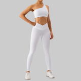 Olivia One Shoulder Sports Bra