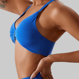 Evelyn Sports Bra (Blue)